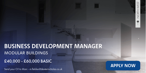 Business Development Manager - Modular Buildings - North West