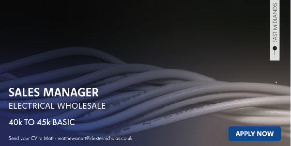 Sales Manager - Electrical Wholesale - Midlands