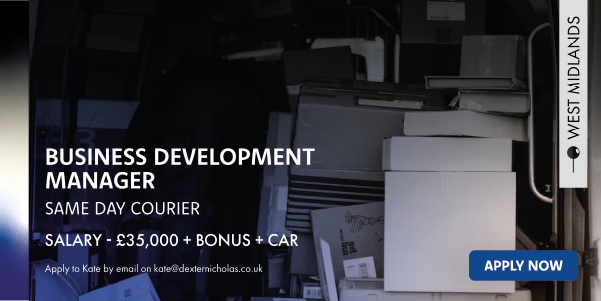 Business Development Manager - Same Day Courier Services - West Midlands