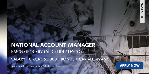 National Account Manager - Grocery - London