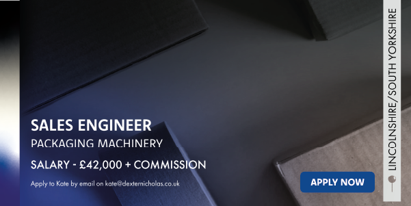 Sales Engineer - Packaging Machinery - South Yorkshire