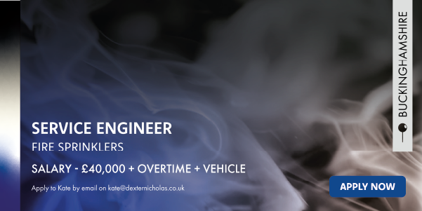 Service Engineer - Fire Sprinklers - Buckinghamshire