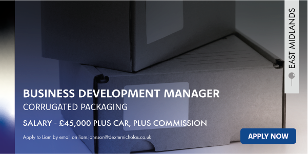 Business Development Manager - Corrugated Packaging - East Midlands