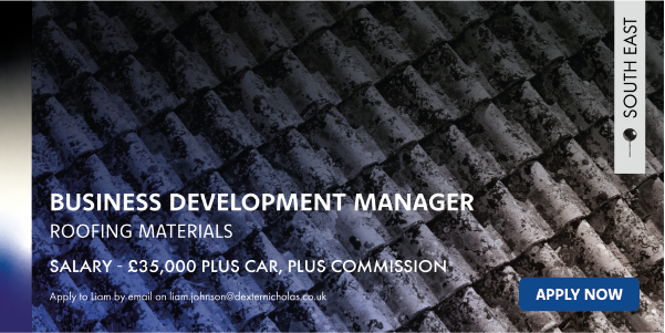 Business Development Manager - Roofing Materials - South East