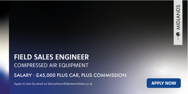 Field Sales Engineer - Compressed Air Equipment - Midlands